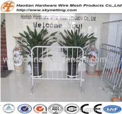 beautiful and durable hot dipped galvanized temporary pedestrian barricade crowd control barrier queue control barricade