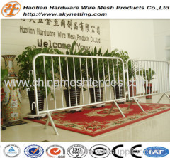 beautiful and durable hot dipped galvanized temporary pedestrian barricade crowd control barrier queue control barricade