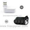 OEM Smartphone Accessories Portable High Speed 3 Ports USB HUB 2.0 Splitter Adapter