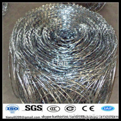 safety high zinc double BTO 1O Falt concertina barber razor wire