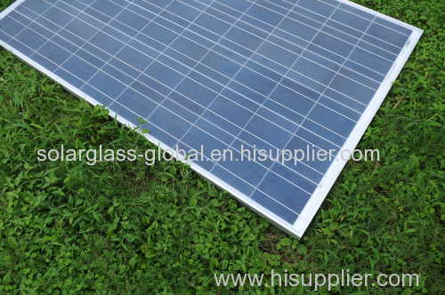 50w anti-reflective tempered solar panel glass