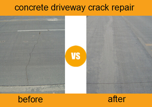 How do you repair cracks in concrete?