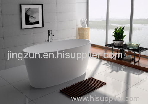Egg ShapeArtificial Stone  Counter-top Wash Basin