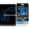 Black Flash Visible Blue LED Light Iphone USB Cable 8 Pin Lightning Cable