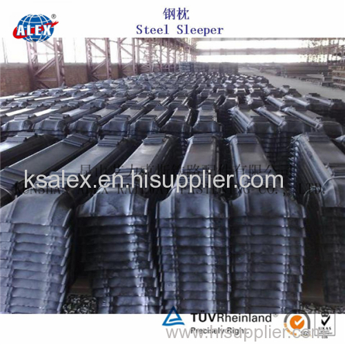 Steel rail s1eeper for railway construction/railway steel s1eeper manufacturer