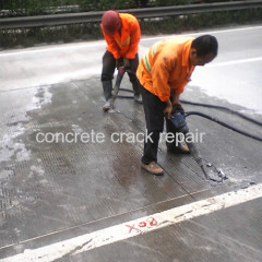 repair crack on concrete driveway