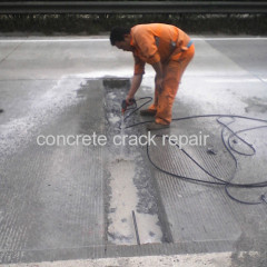 repair crack on concrete driveway