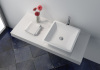 Artificial stone Counter-top Wash Basin