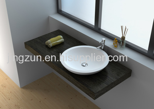 Square Solid Surface Counter-top Wash Basin