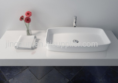 Artificial stone Composite Resin Stone Counter-top Wash Basin