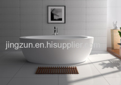 Customized Freestanding Composite Resin Artificial Stone Bathtub