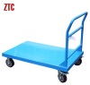 industrial metal utility platform hand trolley