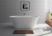 Freestanding Composite Resin Artificial Stone Bathtub