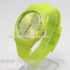 Waterproof Silicone Jelly Rubber Watches / Sports Wrist Watches For Women