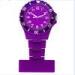 Unisex Style England Nurse Fob Japan Movement Watch / Clip Pin Silicon Nurse Watch