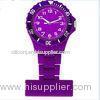 Unisex Style England Nurse Fob Japan Movement Watch / Clip Pin Silicon Nurse Watch