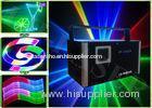 DMX Stage 2D / 3D 2W RGB Laser Dance Light , Full Color Programmable Laser Light Show
