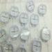Fashionable Custom Printed Silicone Jelly Watch With Interchangeable Strap , Face