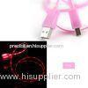 Colorful Visible Micro USB Cable with LED Light Smartphone Accessories for Android Mobile Digital De