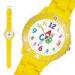Quartz Analog Silicone Bracelet Watch Waterproof 5 atm , Yellow Silica Gel Watch