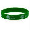 Personalized Silicone Wristband Print Logo For Football Clubs / Sports Rubber Bracelet