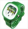 Army Green Military Soldier Elastic Silicone Jelly Watches For Men / Candy JellyWatch