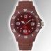 Customized Silicone Men Bracelet Watch 3atm Water Resistant , Ice Wristwatches