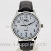 Men Black Leather Strap Watches