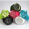 Rotating Bezel Silicone Bracelet Watch