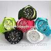 Rotating Bezel Silicone Bracelet Watch