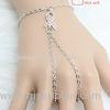 Fashion Braided Metal Crystal Breast Cancer Awareness Bracelet For Women OEM