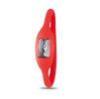 Red 17CM Ion Sport Rhinestone Silicone Watch For Business Promotion Gift