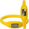 Eco - Friendly Digital Rubber Jelly Ion Sport Silicone Bracelet Wrist Watch Yellow