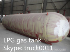 80cbm LPG storage tanker bulk LPG gas storage tank for sale