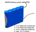 3.7V 10400mAh, 7.4V 5200mAh, 14.8V 2600mAh li-ion rechargeable battery pack