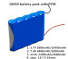 18650 battery pack 3.7V 5200mAh / 7.4V 2600mAh with PCM