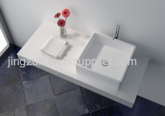 Square Artificial stone Counter-top Wash Basin