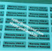 custom security warranty one time use tamper proof labels stickers