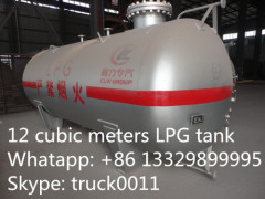 80cbm LPG storage tanker bulk LPG gas storage tank for sale