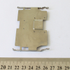 SUS304 Precision metal stamping electronic components in 0.8mm thickness and 90 ±0.5 degree bending angle