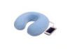 Comfort Go Travel Memory Foam Pillow With Music , Velvet Fabric Cover