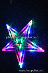 five star/snowflake motif LED light, LED festival/holiday/wedding/hotel/club/bar decorative light