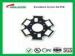 Led Lighting PCB Aluminum 1.6mm Quick Turn PCB Prototypes Black Solder Mask