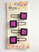 creative button shape metal bookmark paper clips push pins