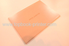 FSC matt paper cover sewn binding clothes brochure softback book printing