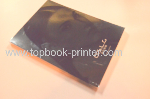 UV coating silver foil cover garment softcover book