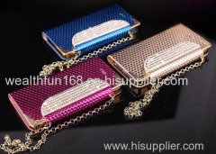high quality luxurt bling leather case for iphone 6 case