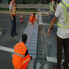 Broken bridge expansion joints can be fixed by HUINENG BRAND concrete repair mortar