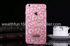 Smart phone hollow flower TPU soft cover for iphone 6 cover