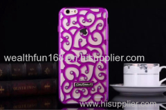 Smart phone hollow flower TPU soft cover for iphone 6 cover